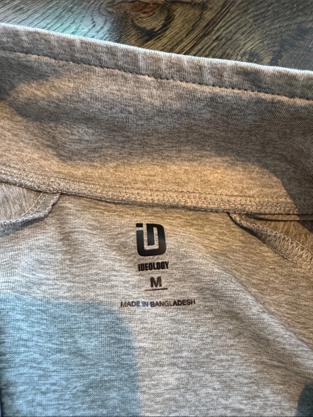 Girls athletic shiny pink leggings and grey zip up